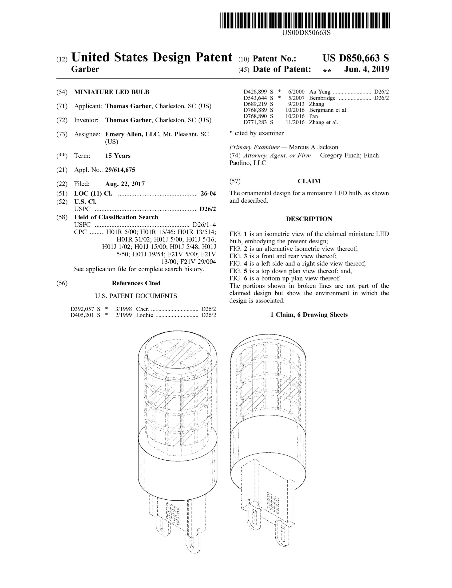 EA Patent D850663